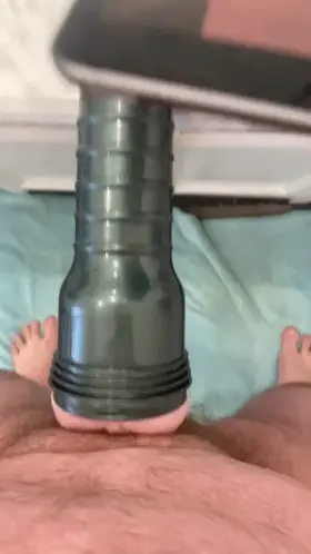 Hands Free Fleshlight Fun