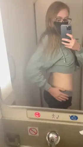 Passing time on my flight… 😋