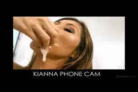 Kianna enjoying her reward