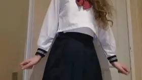 Everyone wants to fuck the sissy school girl slut