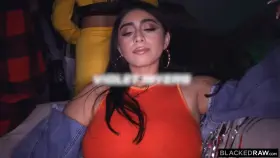 Violet Myers was the biggest cumslut in this BBC orgy