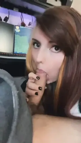 I love teasing him while he games..