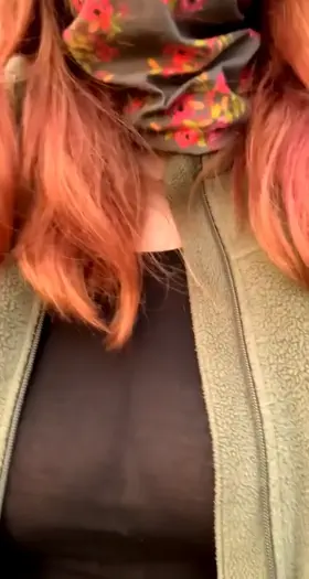 Got horny walking in the neighborhood