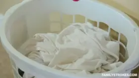 Panty Sniffer Dad Banging Daughter, Interrupted By Mom Just Before They Both Came