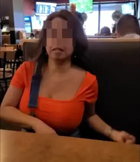 Desi having fun while waiting for food