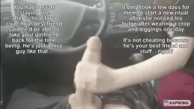 I got home before them sometimes...?