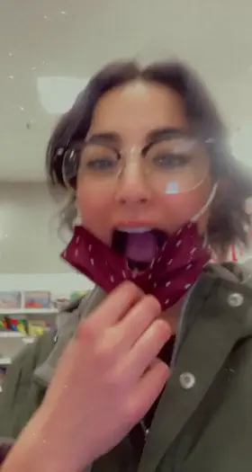 Love wearing masks so I can hide my mouth full of dirty lil secrets while shopping for legos