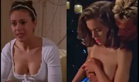 Alyssa Milano on/off Charmed and Poison Ivy II