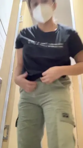 [GIF] left my restroom door open, honestly had my heart on my chest.. enjoy!