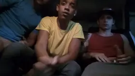 fucking the parking attendant in my car with friend🍆🥵 do you like to see the full video? go to the comment section for direct access💎 😘