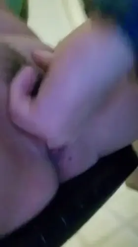 You can hear how wet I am getting from his fingers in my pussy
