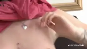 Lia takes off her shirt and shows off her perfect tits.