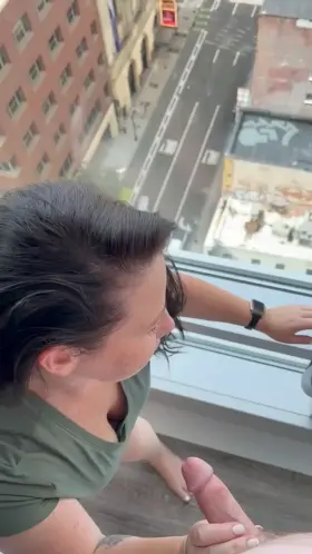 Enjoying our view over Boston (OC)