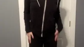 A peak into my sweatshirt...