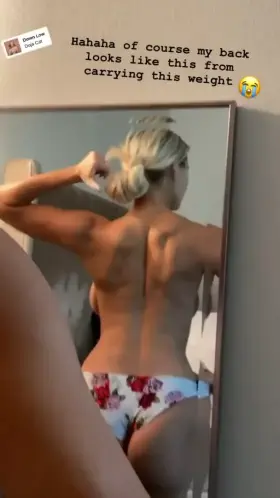 We know what weight she's carrying...