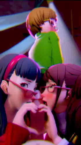 Yukari, Chie and Rise (AyyTeeThreeDee) [Persona]