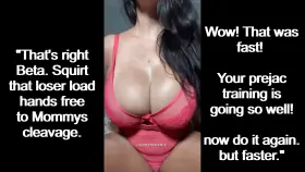 Thats it beta, cum for porn-mommys cleavage.