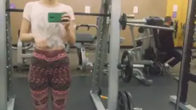 Flashing my small tits with strangers around