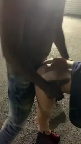 She loves that the brunette fucks her outdoors