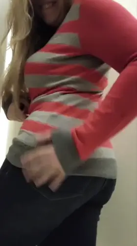 I hope my coworkers know what's under my jeans