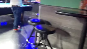 The security guy at the door gave me a big smile after we finished playing