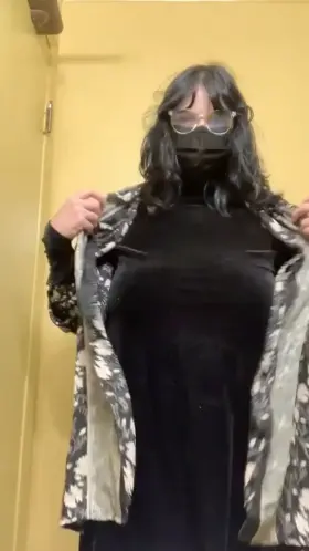 bouncing in the bathroom at work