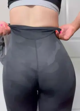 I hope the camo made you hard