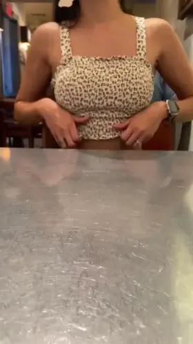 Warming up the desserts because the food was taking too long