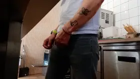 Whipping out my big softy at work. Coffee anyone?