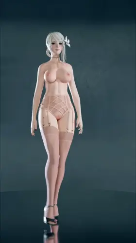 Kaine walk animation (lewds3D) [Nier Replicant]