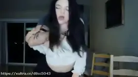 Standing Doggy choked and fucked