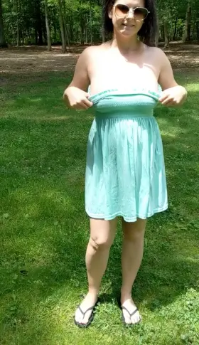 Here, let me take this dress off so you can see my 38yo mom bod