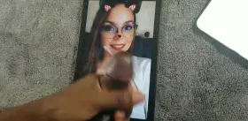 Nutting on a Big titty French Slut