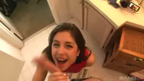 Natalie Monroe using both hands and going deep