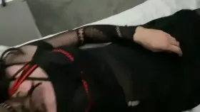 I rubbed my clitty until it grew into a cock!!