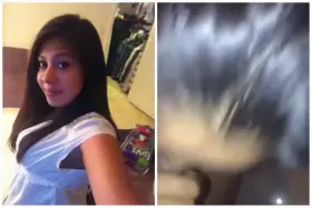 She was supposed to be at an office party but there she is having the real fun