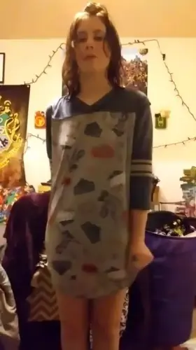 I was so shy when I made my first nude video. 19 (f)