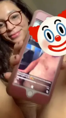 Just two bitches playing with their clits! JK; actually one real bitch and one dick-so-small-it’s-a-clit little boy 😅😜😈🖤💖