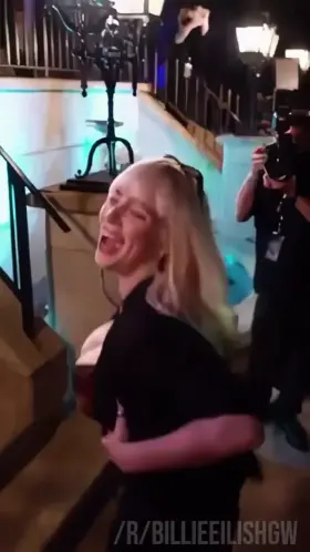 Billie and her massive tits in motion