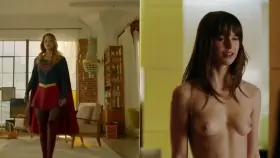 Melissa Benoist (Superhero vs Undressed)