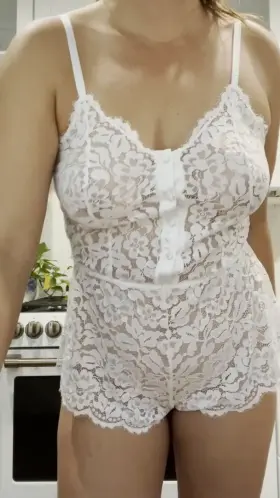 Do you like my new lace romper?