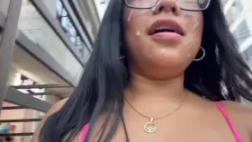 Facial fun in public