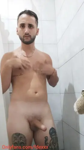 I came from training with my friend and he joined the shower 🤤🥵 more in my profile🤤