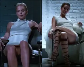 Sharon Stone vs Barbara Palvin