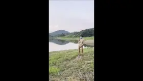 Feeling exposed but enjoying the weather outside