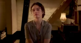 Lily James topless in The Exception (2016)