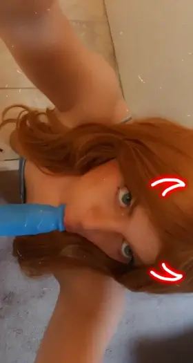 I’m so embarrassed. I’m such a naughty little slut. You caught me practicing… 😋🤤