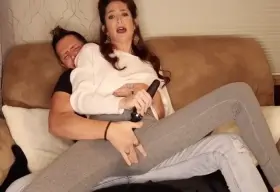 The way she gushes thru those leggings! (OC)