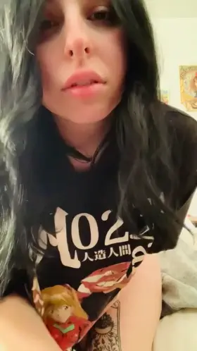 Called out from work today to lay around in my undies and watch anime 🖤