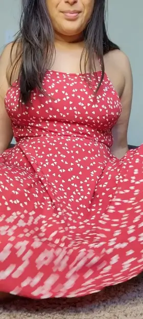Thoughts on this dress with no panties?